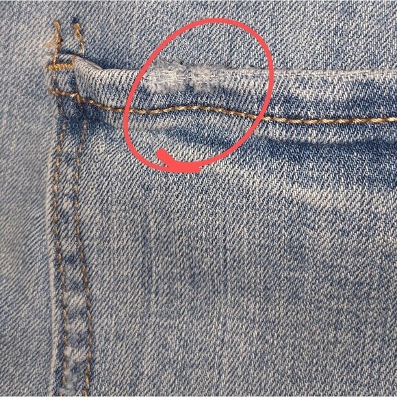 SEVEN7 Y2K Ladies' Slim Denim Jeans Sz 8 - Picture 12 of 13